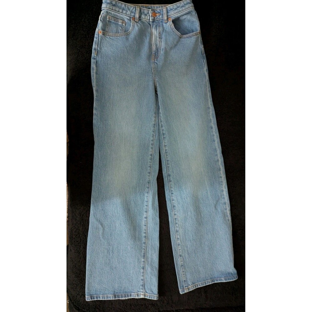 Victoria's Secret Denim by PINK Size 2 High Rise Zip Fly Straight Jeans Blue NWT